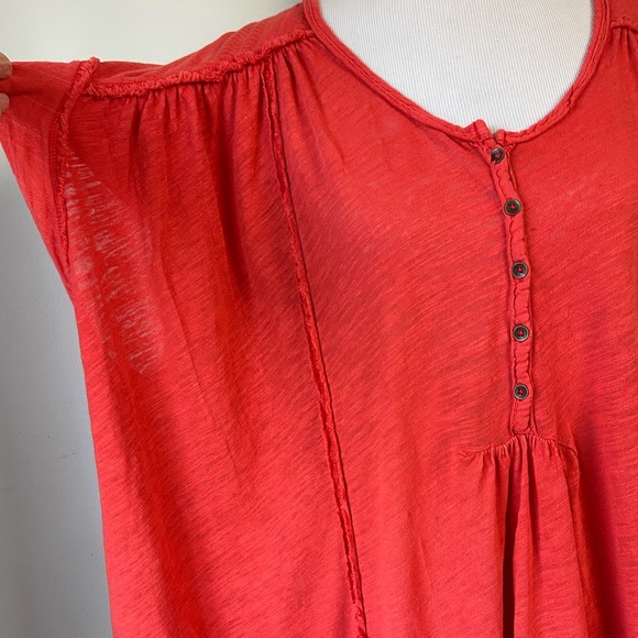 Free People Aster Oversized Tunic Top Size S - Picture 9 of 16